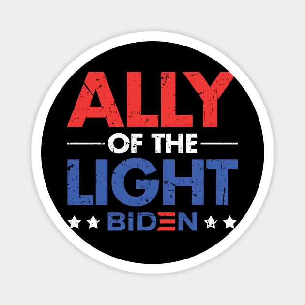 Ally of the Light - Joe Biden Magnet by zeeshirtsandprints